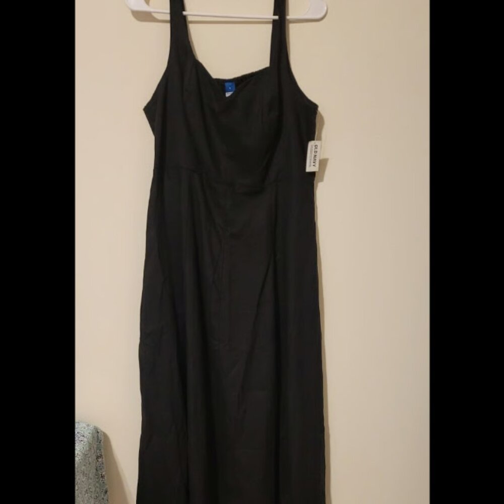 Old Navy Black Maxi Dress, Size L, NWT